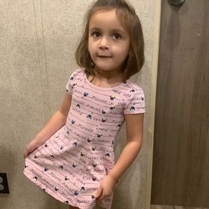 My Minnie Mouse Disney dress momma says it's 2t